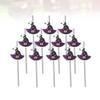 Halloween Paper Straws Halloween Decor pcs Party Paper Straws Witch Hat Plastic Decorative Drinking view 2