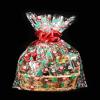 shareluck 100ft Christmas Cellophane Wrap Roll - Xmas Cellophane Wrap for Christmas to Wrap Gift Basket, Treat, Wine, Party Decoration. (100ft Long x 16 Wide x 2.5Mil) view 3