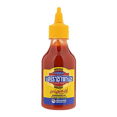 4 Set - Sriraja Panich, Original Sriracha Chili Sauce, Medium Hot, 230 g [Pack of 1 piece]