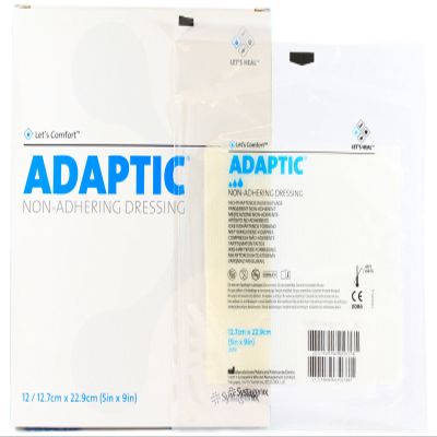 4 Set of 12 Count - ADAPTIC Non-adhering Dressing 5" x 9"