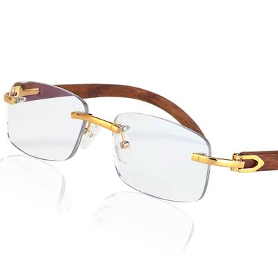 LKP Computer Reading Glasses for Men Women Rimless Lightweight Eyeglasses Blue Light Eyewear Presbyopia 2.50 (Size : +3.00)