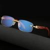 LKP Computer Reading Glasses for Men Women Rimless Lightweight Eyeglasses Blue Light Eyewear Presbyopia 2.50 (Size : +3.00) view 3
