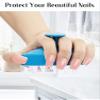 HEETA Scalp Massager with Soft Silicone Bristles for Hair Growth, Dandruff Removal and Exfoliation - Sky Blue Shampoo Brush view 4