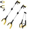 2 Pack 32 inch GrabRunner Reacher Grabber Tool with Rotating Head and Magnet (New Yellow) view 1