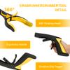 2 Pack 32 inch GrabRunner Reacher Grabber Tool with Rotating Head and Magnet (New Yellow) view 3
