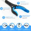 2 Pack 32 inch GrabRunner Reacher Grabber Tool with Strong Magnetic and Swivel Head (New Blue) view 2