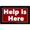 Ambassadors 4 Truth Help is Here | Gospel Tracts | Evangelism | Size (3"x5") | Contact Box | Pack of 50 view 1