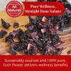 Akshit Dried Hibiscus Flowers, 5oz, Loose Tea, Flor De Jamaica, Dried Hibiscus Flower/Petals, Herbal Tea, Caffeine free, Gluten Free. view 4