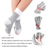 3pairs Neuropathy Socks, Ankle brace Socks and Tendonitis compression socks, Plantar Fasciitis, Neuropathy Pain- Brace For Women And MenL-XL, Black view 4