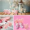 50 PCS Laser Cut Butterfly Wedding Favor Boxes with Ribbons, Hollow Butterfly Candy Chocolate Gift Boxes, DIY Party Romantic Small Souvenir Boxes for Wedding Bridal Birthday Shower Supplies (Pink) view 4
