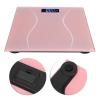 Alvinlite Digital Bathroom Scale with Ultra-Thin LCD Backlight 180 Kg/400 Lbs Pink Black(Pink) Weight view 4