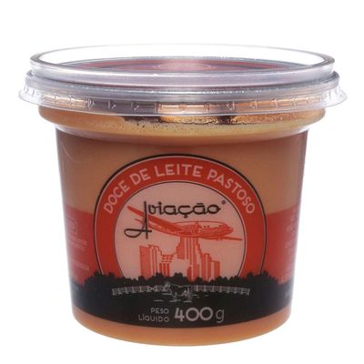 4 Set - Caramel Dessert Topping - Doce de Leite Pastoso Aviacao Net Wt 400g