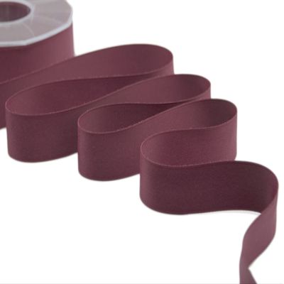 Furlanis - Double Satin Matte, Ribbon for Decorations, Gift Packs, Favors - Burgundy, 25 mm x 20 m
