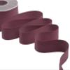 Furlanis - Double Satin Matte, Ribbon for Decorations, Gift Packs, Favors - Burgundy, 25 mm x 20 m view 1