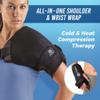 ActiveWrap Hand and Wrist and Shoulder Ice Pack Wrap With Two Reusable Hot & Cold Packs - Rotator Cuff Ice Therapy - Large/X-Large view 2