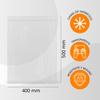 100 Clear Plastic Airtight Seal Bags Ideal for Freezing Food, Document Storage, Reusable and Storage Bags - Ophituria (100 Bags, 400 x 500 mm) view 2