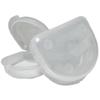 2 Pack of Retainer Cases (Available in Various Color Options); for Retainers, Dentures, Mouth Guards, and other Accessories. With Vent Holes and Write-on I.D. Area, Secure Snap Closure (Clear) view 1