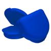 2 Pack of Retainer Cases (Available in Various Color Options); for Retainers, Dentures, Mouth Guards, and other Accessories. With Vent Holes and Write-on I.D. Area, Secure Snap Closure (Purple) view 3