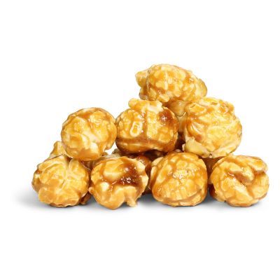 Gourmet Caramel Popcorn by Its Delish, 8 Oz Bulk Bag | Festive Caramel Corn Air Popped Pop Corn Snack - Fruity Red & Green Themed Candy Confetti | Birthday Party, Events  Gluten Free, Vegan, Kosher