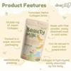 Dear Face 2 Packs Beauty Milk Japanese Collagen Strawberry & Melon Drink - 50,000mg Hydrolyzed Collagen view 3