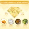 Reusable Beeswax Wrap - 9 Pack Beeswax Wraps for Food, Eco-Friendly Beeswax Food Wraps, Bread Sandwich Food Wrap - Organic, Sustainable, Zero Waste, Plastic-Free Food Storage, 1XL, 3M, 5S view 3