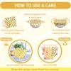 Reusable Beeswax Wrap - 9 Pack Beeswax Wraps for Food, Eco-Friendly Beeswax Food Wraps, Bread Sandwich Food Wrap - Organic, Sustainable, Zero Waste, Plastic-Free Food Storage, 1XL, 3M, 5S view 4