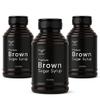 Brown Sugar Syrup, Black Sugar Syrup for Boba Tea, Coffee, Bubble Tea DIY Boa Supply by Locca 12 Oz (Pack of 3)