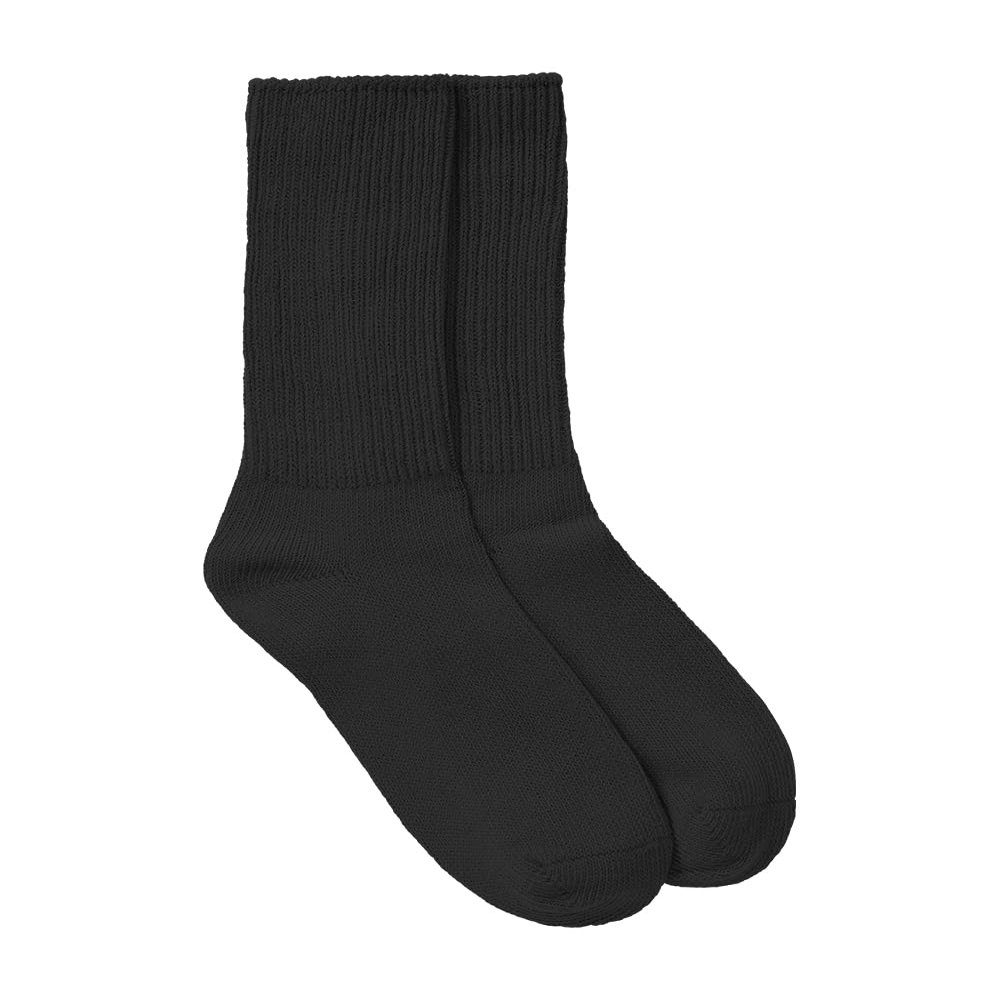 Silvert's Adaptive Clothing & Footwear Mens & Womens Simcan Diabetic Comfort Socks - Black REG