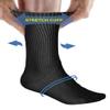 Silvert's Adaptive Clothing & Footwear Mens & Womens Simcan Diabetic Comfort Socks - Black REG view 3