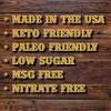 Bronco Billy's Beef Jerky Bourbon Soaked Half Pound Jar - 8oz - New Jar Design view 4