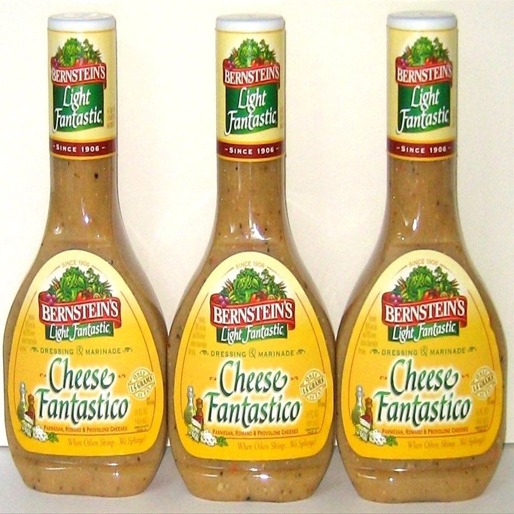 2 Set - Bernstein's Light Fantastic Cheese Fantastico Dressing - 14 Oz (3-Pack)