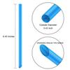 [Individually Wrapped] ANGLED TIPS 100 Pcs Disposable Jumbo Smoothie Straws, Wide Multi Colors Milkshakes Plastic Drinking Straws, BPA FREE (9.45" Long and 0.43" Diameter) view 2