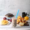 [Individually Wrapped] ANGLED TIPS 100 Pcs Disposable Jumbo Smoothie Straws, Wide Multi Colors Milkshakes Plastic Drinking Straws, BPA FREE (9.45" Long and 0.43" Diameter) view 3