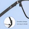 LKP Titanium Reading Glasses Blue Light Blocking, 1.25 1.50 1.75 Women Men Eyeglasses Magnification Presbyopia Lightweight(+2.75) view 4
