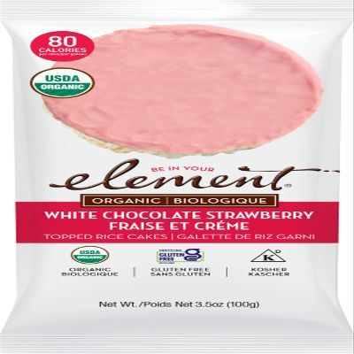 Strawberry N' Cream Dipped Rice Cakes 6 Pack
