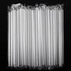 [Individually Wrapped] ANGLED TIPS 100 Pcs Clear Disposable Jumbo Smoothie Straws, Wide Plastic Milkshakes Drinking Straws, BPA FREE (9.45" long and 0.43" Diameter) view 1