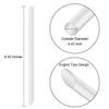 [Individually Wrapped] ANGLED TIPS 100 Pcs Clear Disposable Jumbo Smoothie Straws, Wide Plastic Milkshakes Drinking Straws, BPA FREE (9.45" long and 0.43" Diameter) view 2