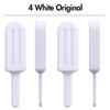 Chewies for Invisalign Aligner, 4 PCS Popsicle Silicone Chewies with Grip Handles, for Invisible or Metal Braces Aligner Munchies, 4 Original Flavor (White) view 2