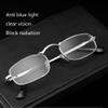 LKP Men Eyeglasses Blue Light Blocking Computer Readers Metal Reading Glasses Silver Classic For Men Women +1.50 Presbyopic(+1.50) view 2