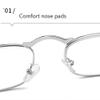 LKP Men Eyeglasses Blue Light Blocking Computer Readers Metal Reading Glasses Silver Classic For Men Women +1.50 Presbyopic(+1.50) view 3