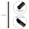 [Individually Wrapped] ANGLED TIPS 100 Pcs Black Disposable Jumbo Smoothie Straws, Wide Plastic Milkshakes Drinking Straws, BPA FREE (9.45" long and 0.43" Diameter) view 2