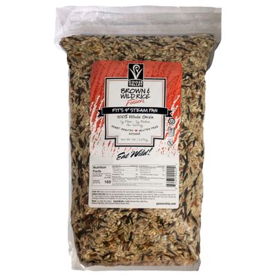 4 set Goose Valley Brown & Wild Rice Fusion, 5 lb, 2.27 kg (Pack of 1)