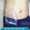 Peritoneal Dialysis Shower Pouch Waterproof Shield PD Port Protector Disposable Cover for Transfer Set Holder Catheter Peg Feeding G Tube Bathing Accessories Bag Women Men (Pack of 25) view 2