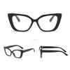 willochra 2pcs Bifocals Reading Glasses Magnifier For Women Blue Light Blocking Glasses Square Frame Look Near Far Presbyopic (2pcs-black&flower, 2.25, multiplier_x) view 4