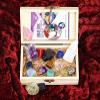 16 Natural Crystals Set In Wooden Box - Tumbled Gemstones, Rough & Raw, Including Selenite Tower, Raw Black Tourmaline, Amethyst Geode, Rose Quartz, Lapiz Lazuli, Citrine & Tiger Eye,16 Crystals view 2
