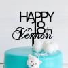 Baby Wild One Birthday Cake Topper Black Acrylic Birthday Party Decorations Happy Birthday Topper Women Men Custom Happy Birthday Decoration Topper Happy Birthday Gift to Children or Adults view 4