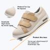 AngryMonkey Women's Diabetic Wide Width Shoes, Casual Adjustable Strap Lightweight Non-Slip Orthopedic Walking Shoe for Elderly Hammertoe Arthritis Bunions Swollen Feet (8.5,Beige) view 4