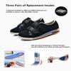 AngryMonkey Women's Diabetic Wide Width Shoes, Casual Adjustable Strap Lightweight Non-Slip Orthopedic Walking Shoe for Elderly Hammertoe Arthritis Bunions Swollen Feet (9.5,Black) view 4