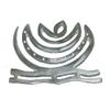 Zinc Helix Vastu Remedies for North-East Ishanya Dosha Nivaran Missing Corner & Cuts Remedies (Silver Grey, 3 inch, 1pc) by Indian Collectible view 1