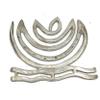 Zinc Helix Vastu Remedies for North-East Ishanya Dosha Nivaran Missing Corner & Cuts Remedies (Silver Grey, 3 inch, 1pc) by Indian Collectible view 2